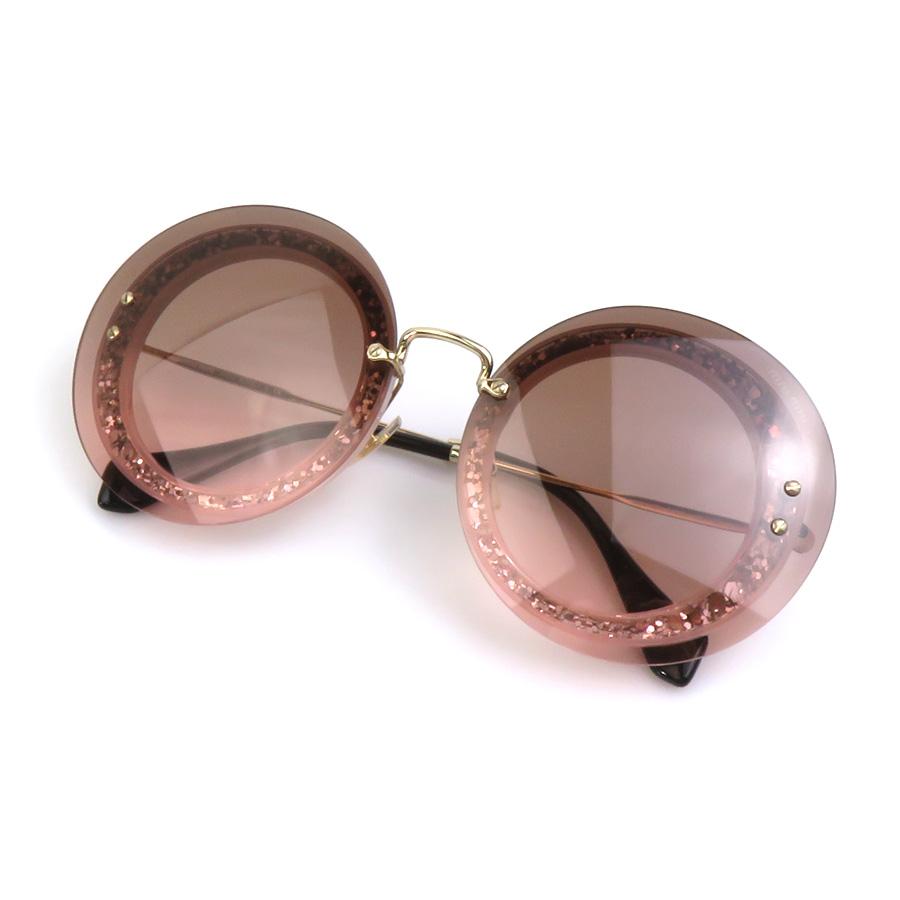 miu miu（ミュウミュウ） サングラス プラスチック/ラインストーン