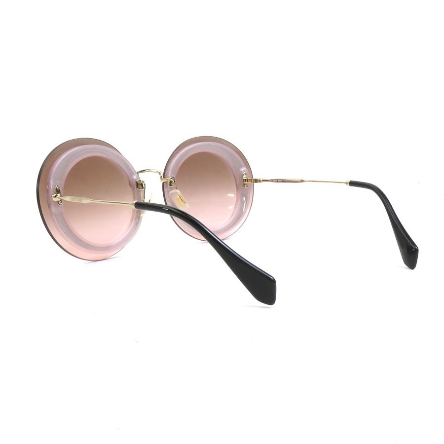 miu miu（ミュウミュウ） サングラス プラスチック/ラインストーン