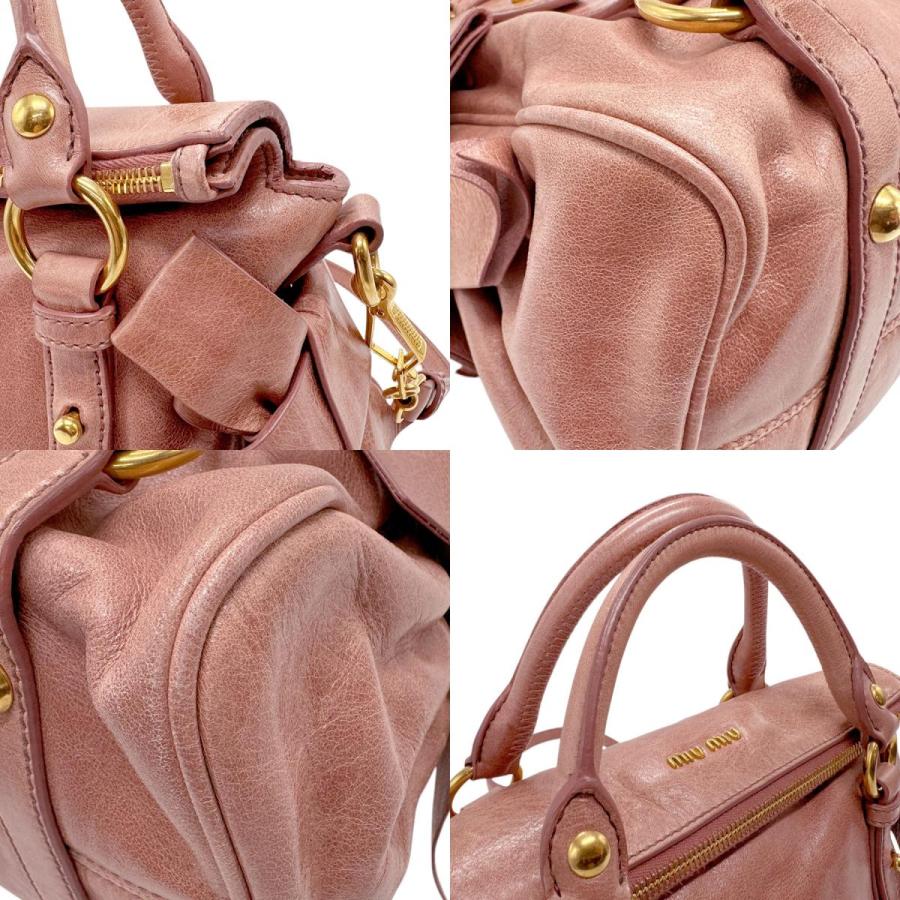 miu miu（ミュウミュウ） ハンドバッグ ショルダーバッグ レザー