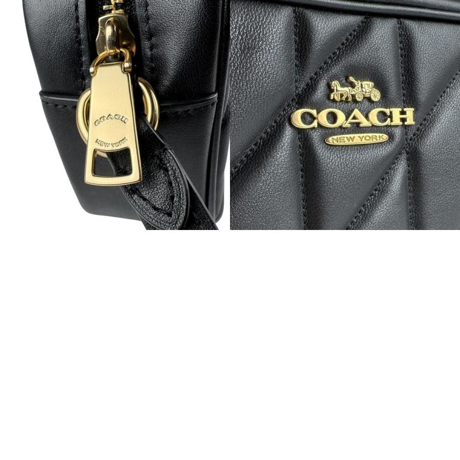 COACH（コーチ） ショルダーバッグ レザー ブラック : ブランド