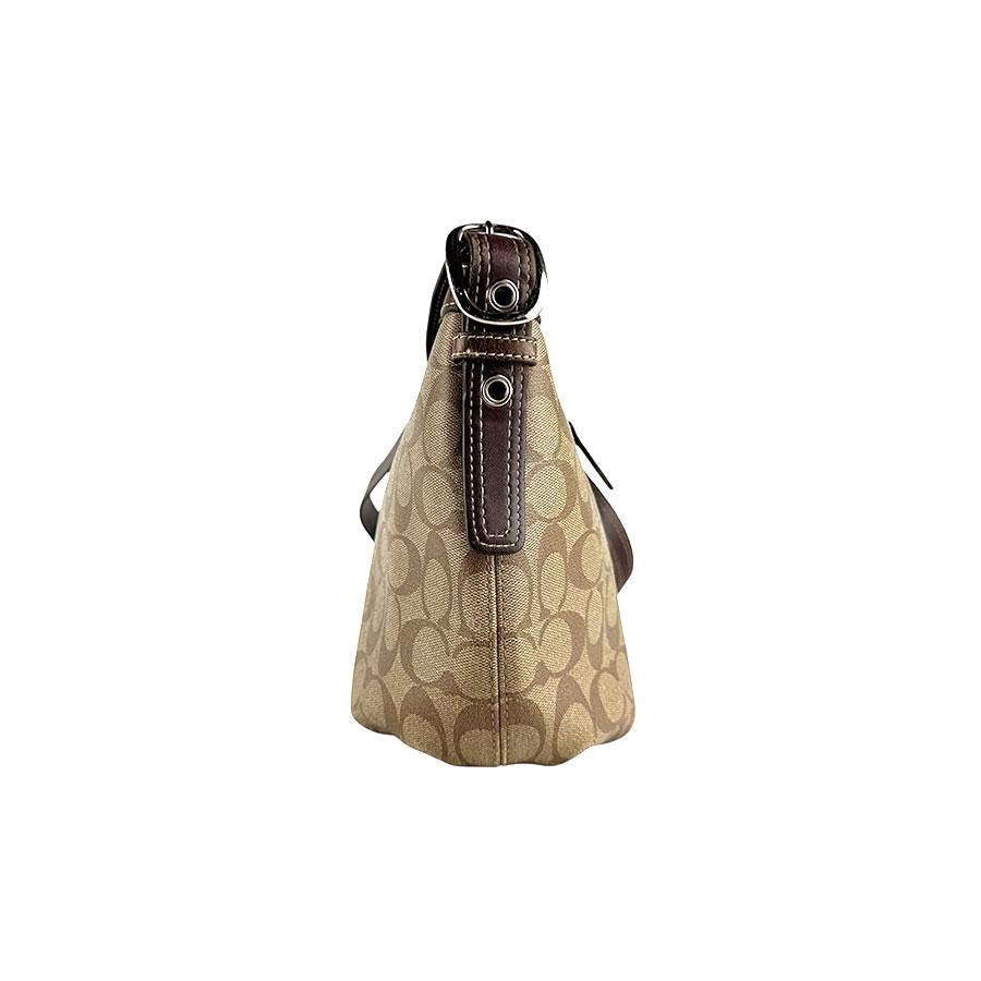 COACH（コーチ） ショルダーバッグ シグネチャー レザー ブラウン