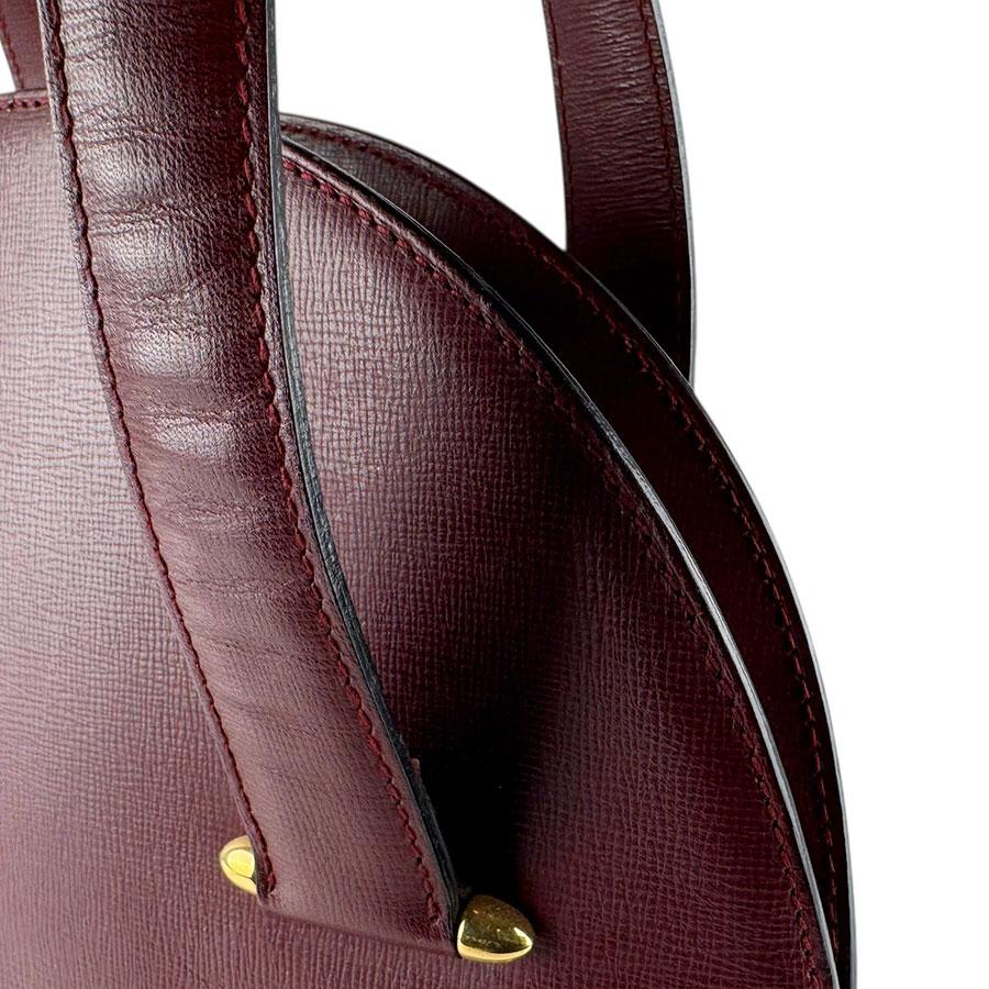 Cartier（カルティエ） ハンドバッグ レザー バーガンディ : ブランド