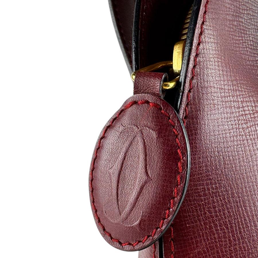 Cartier（カルティエ） ハンドバッグ レザー バーガンディ : ブランド