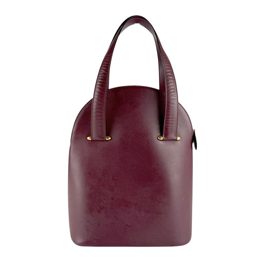 Cartier（カルティエ） ハンドバッグ レザー バーガンディ : ブランド