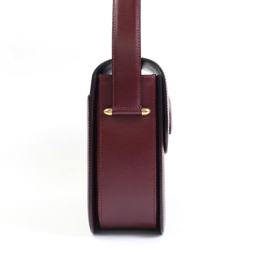 Cartier（カルティエ） ショルダーバッグ レザー バーガンディ