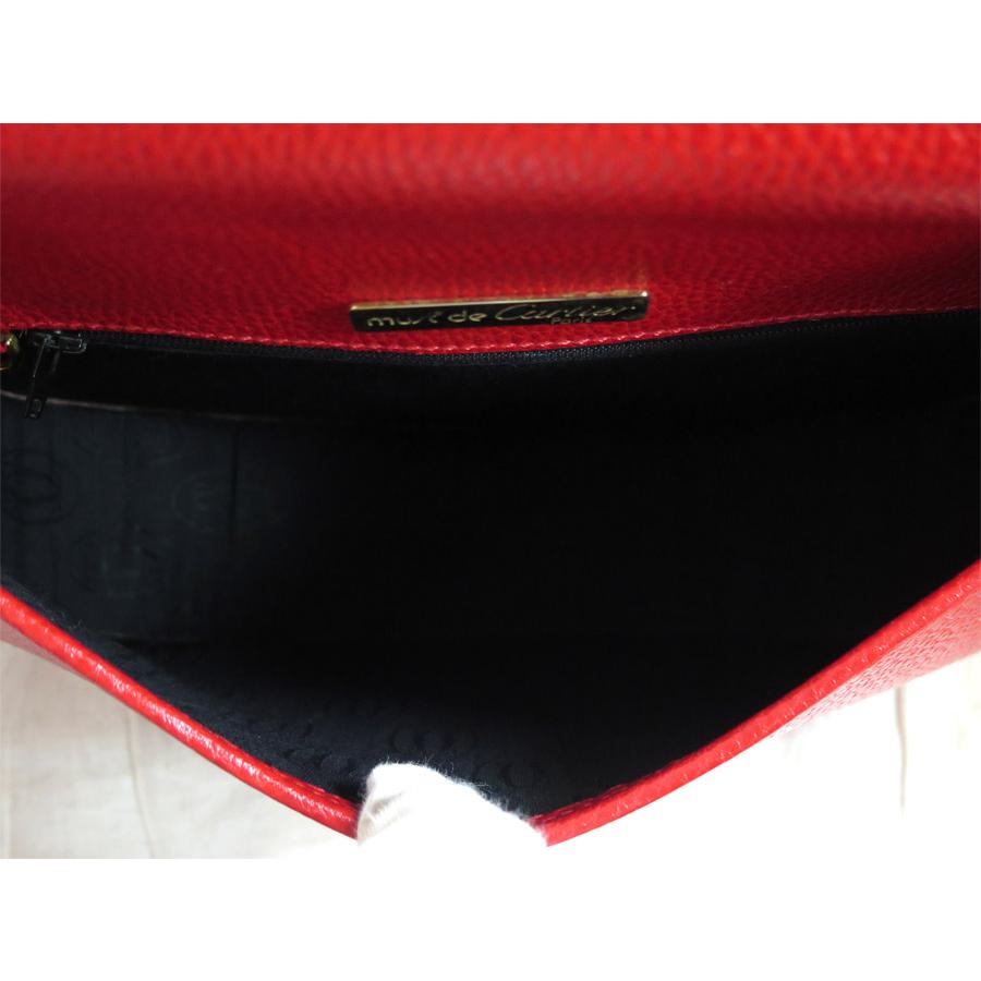 Cartier（カルティエ） バッグ マストライン レザー レッドxゴールド