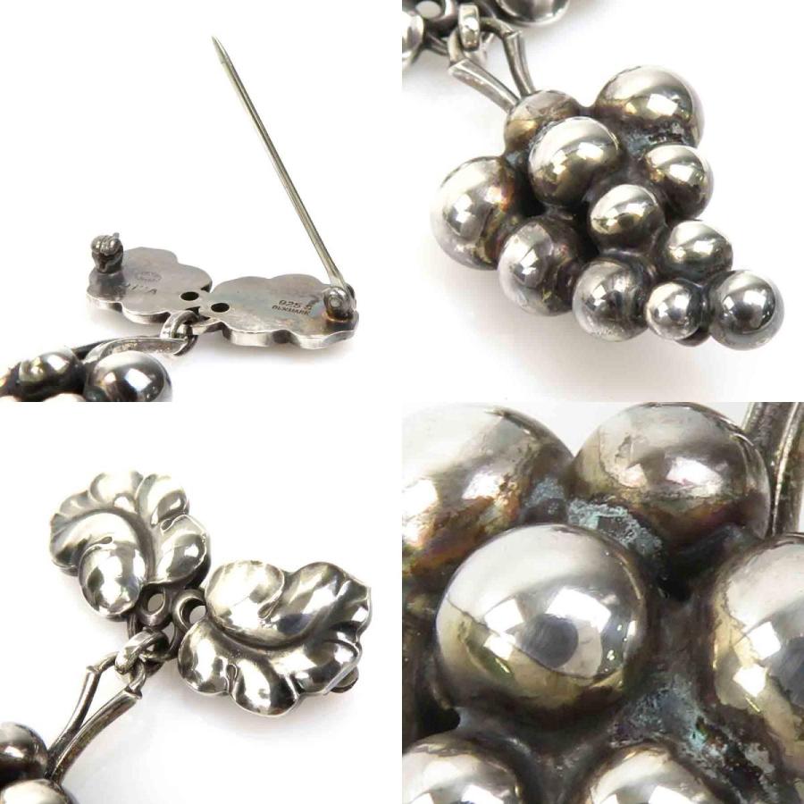 ジョージジェンセン Georg Jensen ブローチ ぶどう 217A シルバー925