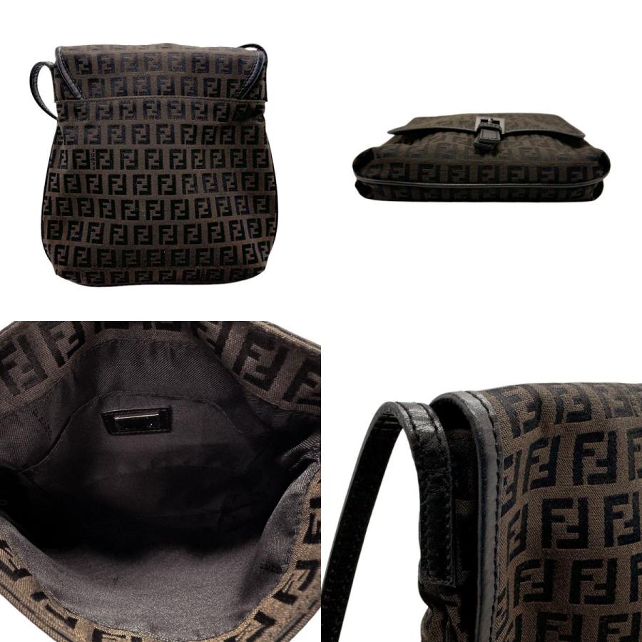 FENDI（フェンディ） ショルダーバッグ ズッキーノ キャンバス/レザー