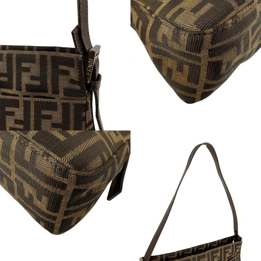 FENDI（フェンディ） ショルダーバッグ ズッカ キャンバス/レザー