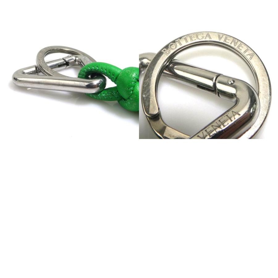 ボッテガヴェネタ BOTTEGAVENETA キーリング レザー グリーン