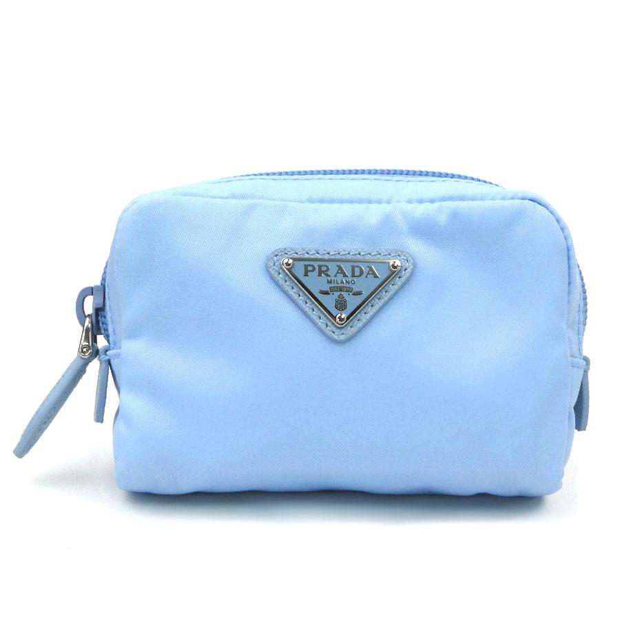 PRADA（プラダ） ポーチ ナイロン ライトブルー : ブランドバリュー