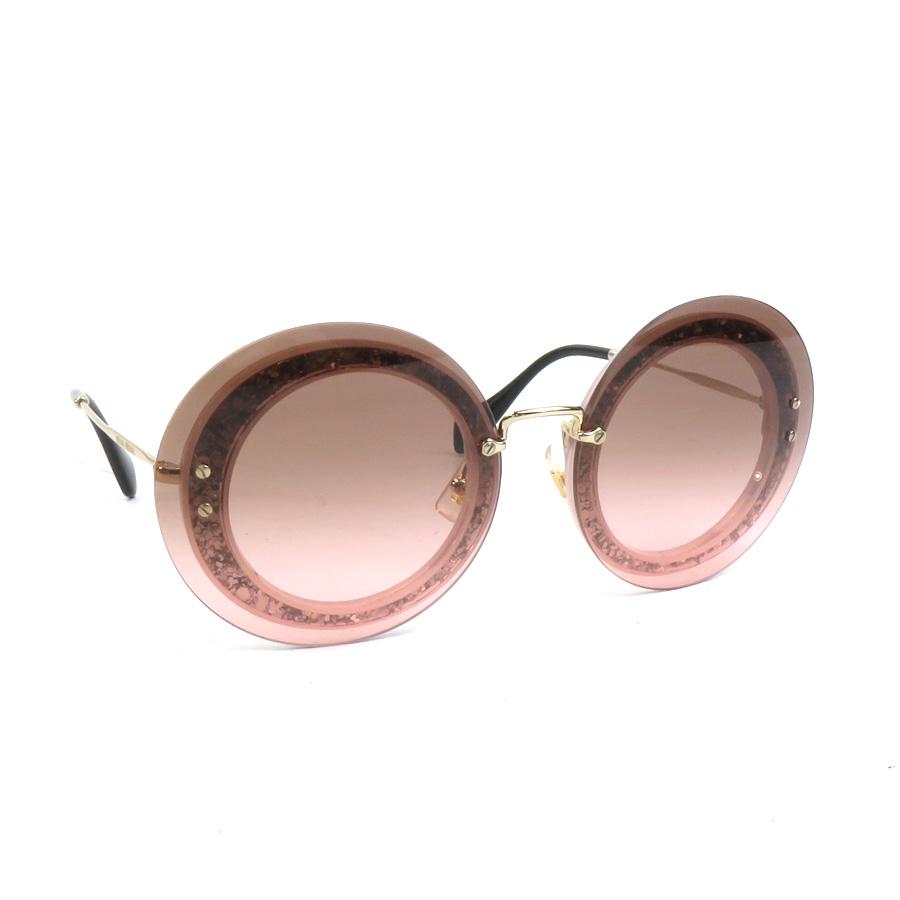 miu miu（ミュウミュウ） サングラス プラスチック/ラインストーン