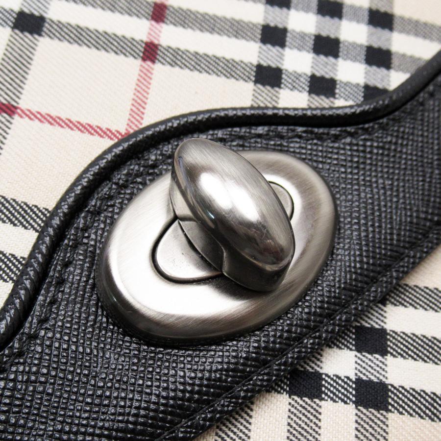 BURBERRY（バーバリー） ハンドバッグ ノバチェック キャンバスxレザー
