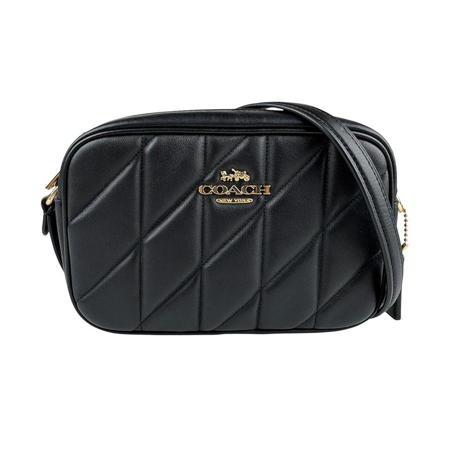 COACH（コーチ） ショルダーバッグ レザー ブラック : ブランド