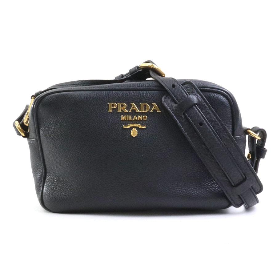PRADA（プラダ） 斜め掛けショルダーバッグ レザー ブラック