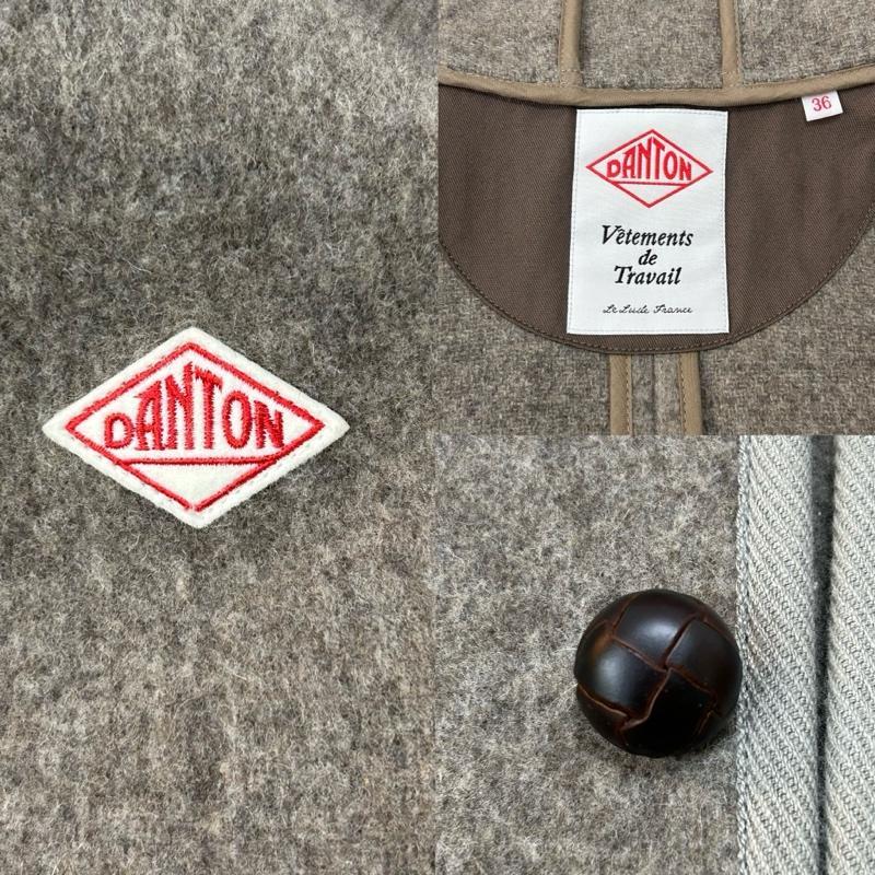 Danton（ダントン） ウールモッサ ウールコート ウールジャケット 丸襟