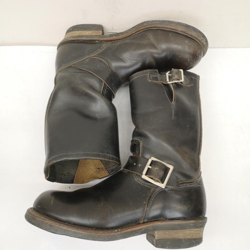 レッドウィング PT91 茶芯 プリントタグ エンジニア ブーツ US：8