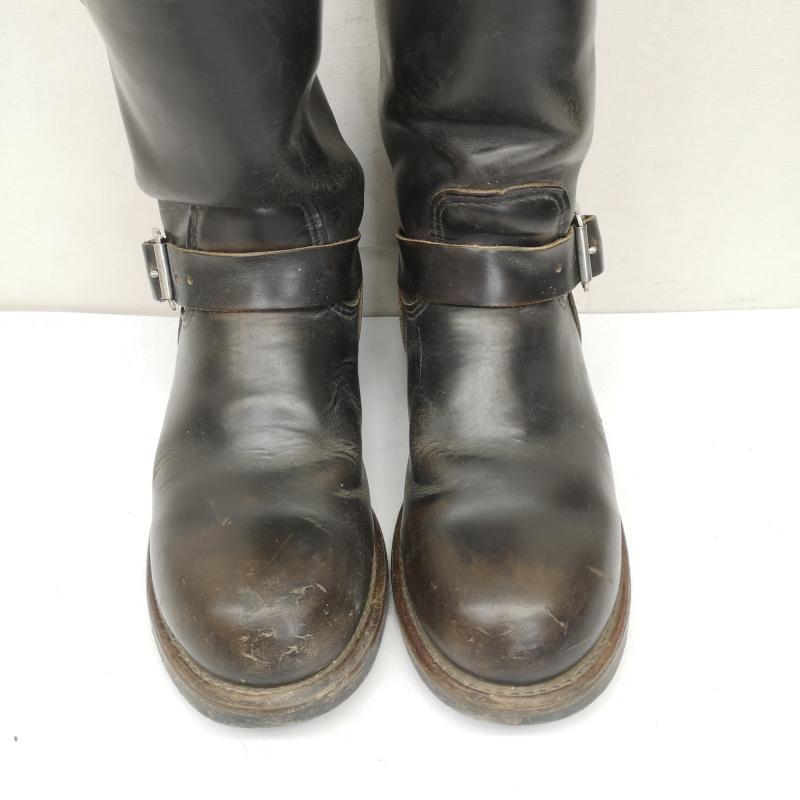 レッドウィング PT91 茶芯 プリントタグ エンジニア ブーツ US：8