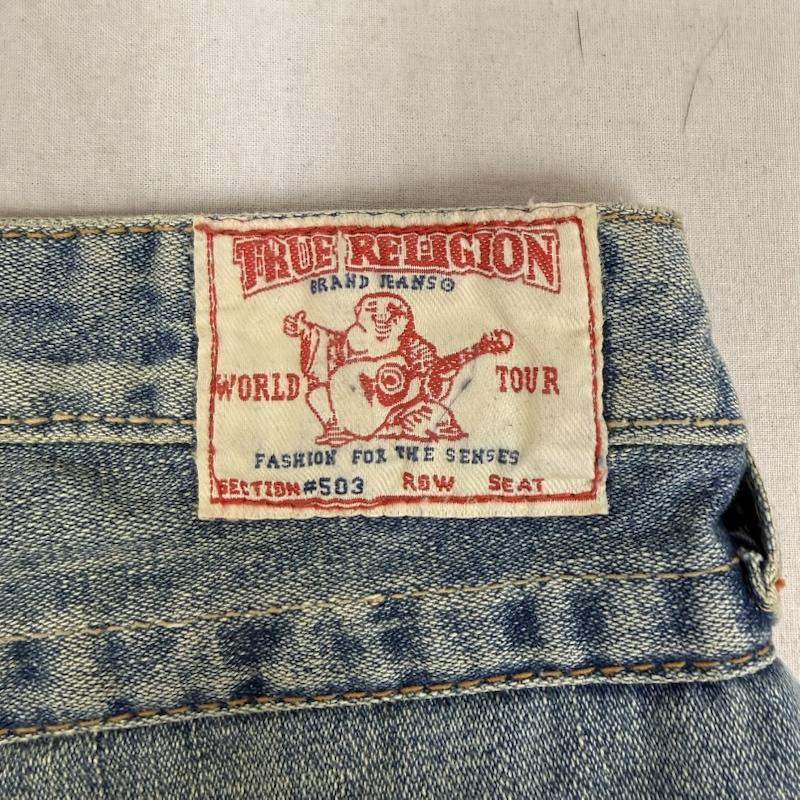 トゥルーレリジョン 503 フレア デニム パンツ ダメージ加工 26インチ