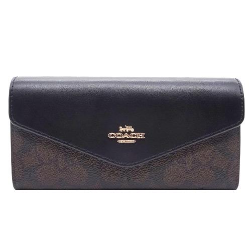 COACH（コーチ） 財布 長財布 新作 新品 シグネチャー レザー 二つ折り