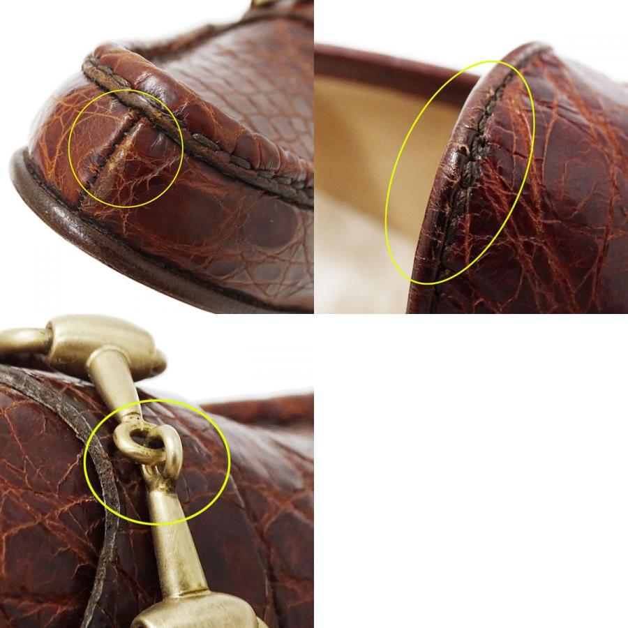 GUCCI（グッチ） 革靴 レディース ブランド クロコダイル ホースビット