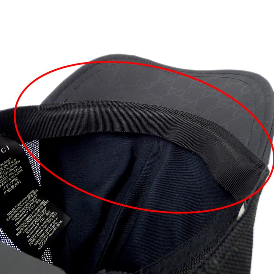 GUCCI（グッチ） キャップ メンズ ブランド GGナイロン ブラック
