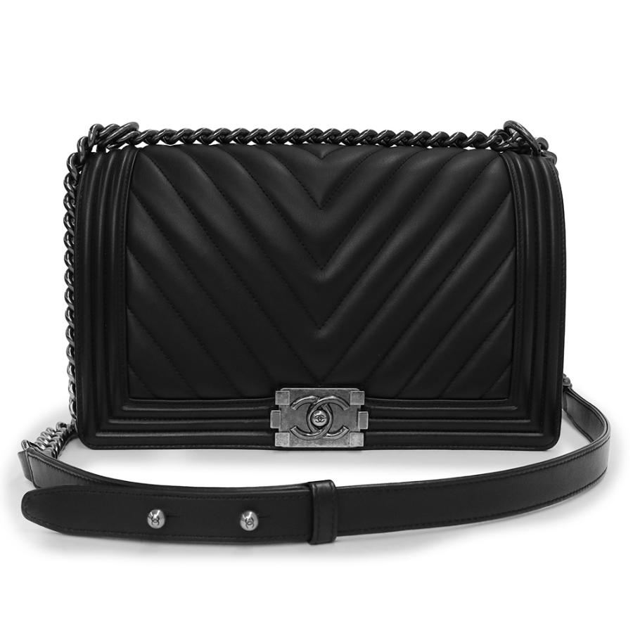 CHANEL（シャネル） （美品）シャネル シェブロン Vステッチ ボーイ