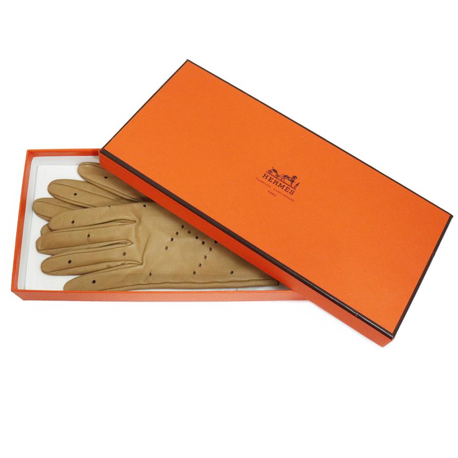 HERMES（エルメス） （中古）エルメス HERMES H パンチング 手袋