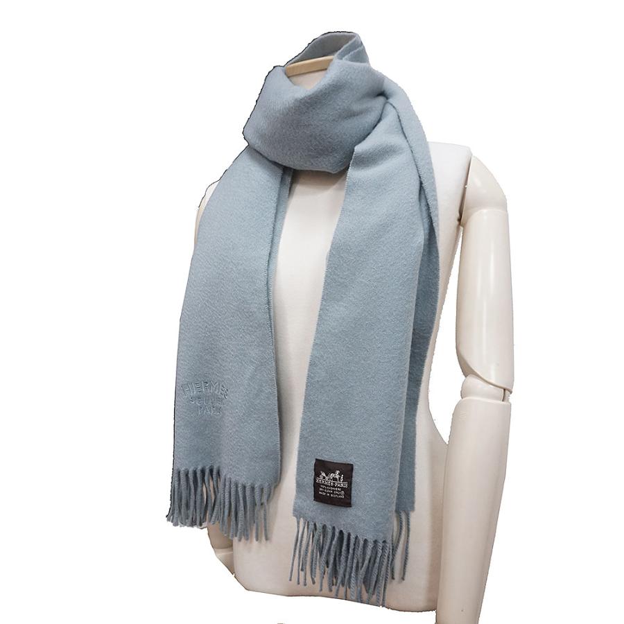 HERMES（エルメス） （美品）エルメス セリエ ロゴ 大判 ストール