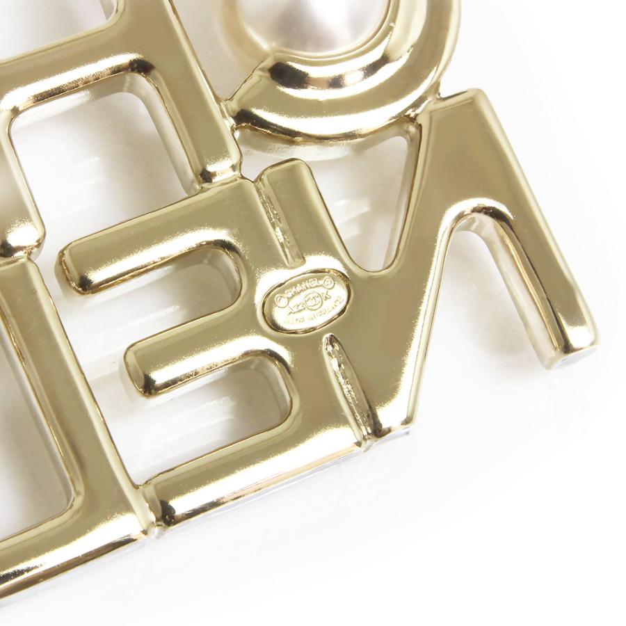 CHANEL（シャネル） （新品・未使用品）シャネル ロゴ パール ブローチ