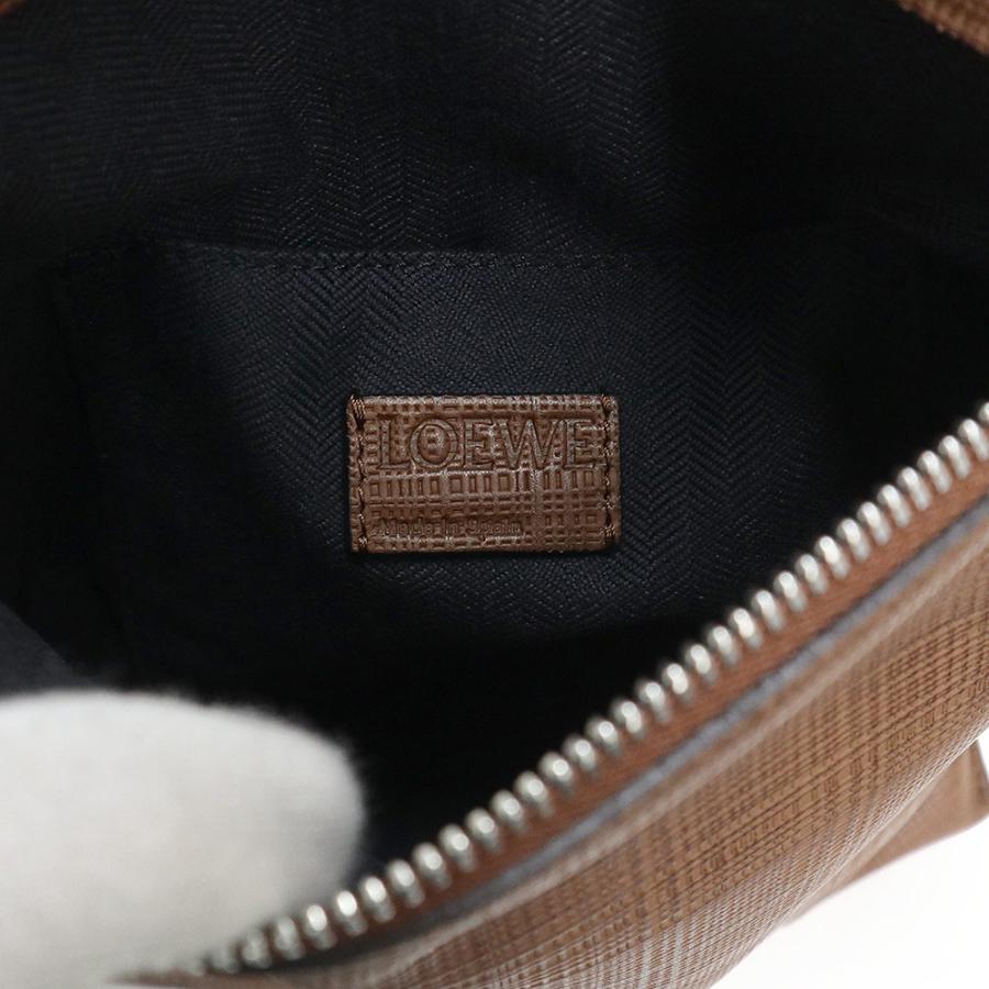 LOEWE（ロエベ） （美品）ロエベ アナグラム リネン ショルダーバッグ