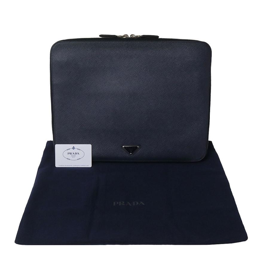 PRADA（プラダ） （美品）プラダ PRADA 2VN001 セカンド クラッチ