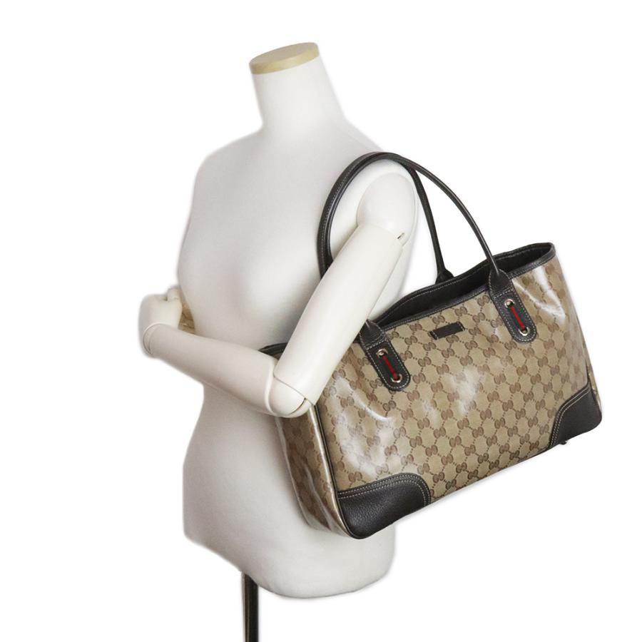 GUCCI（グッチ） （美品）グッチ シェリー トートバッグ GGクリスタル