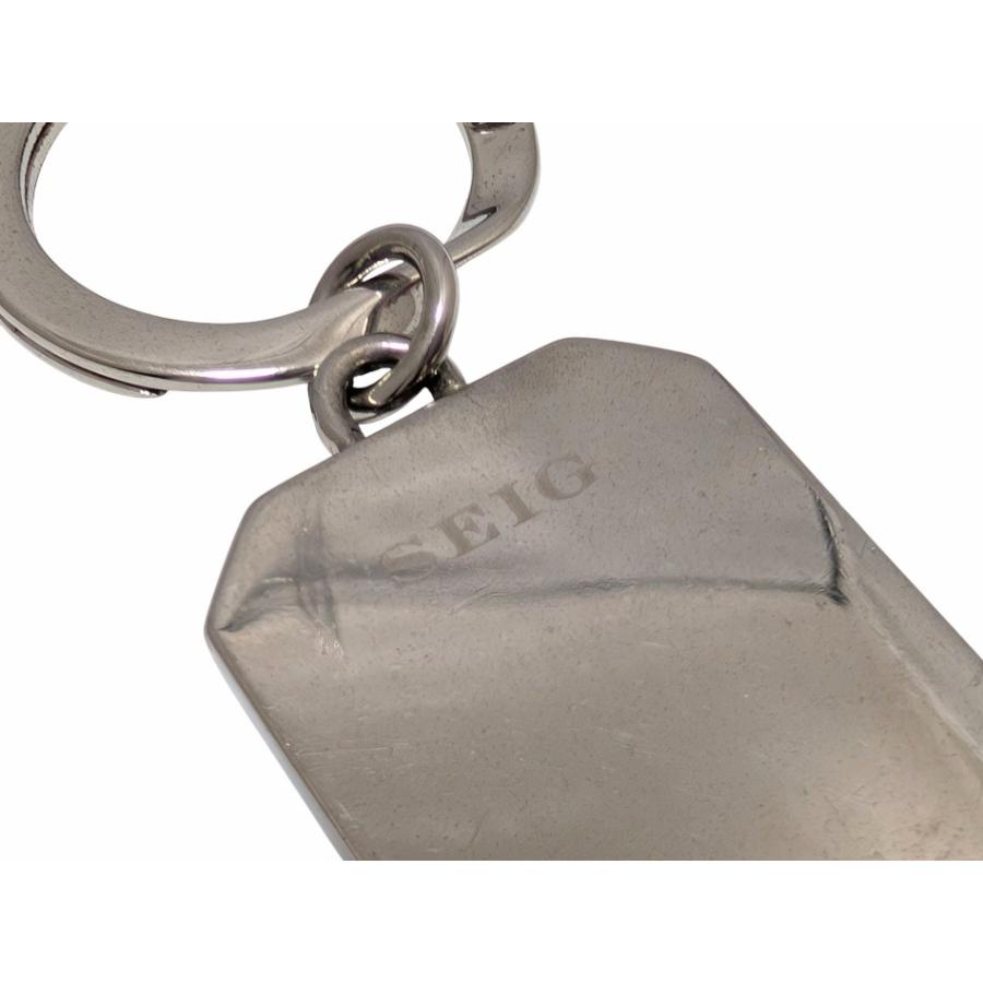 GUCCI（グッチ） キーホルダー キーリング GG レザー メタル ダーク