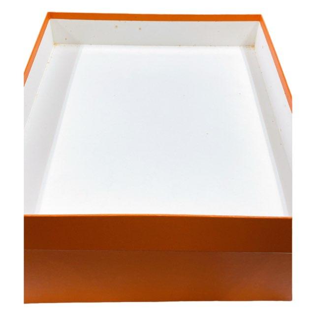 HERMES（エルメス） 箱 バッグ用 38.5×34×18cm オレンジ 空箱 化粧箱