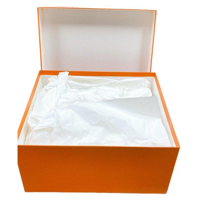 HERMES（エルメス） 箱 バッグ用 38.5×34×18cm オレンジ 空箱 化粧箱