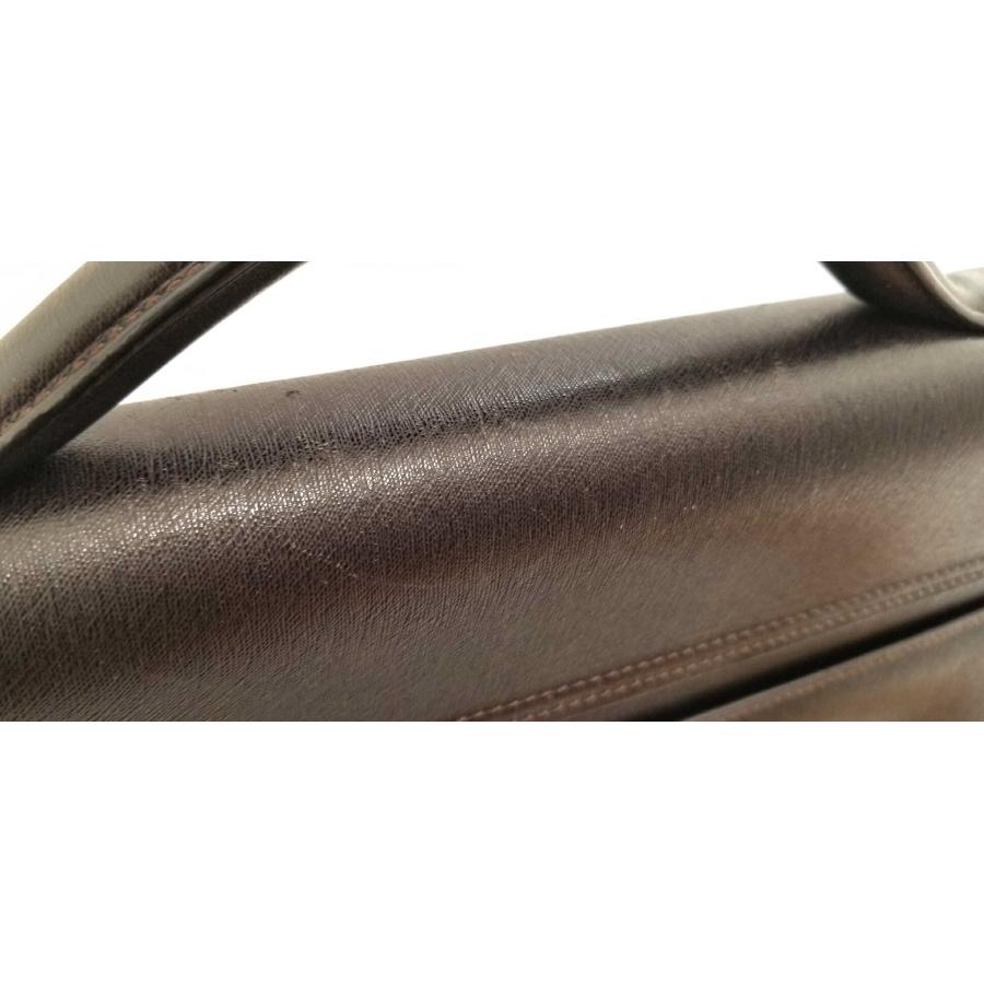 dunhill（ダンヒル） ブリーフケース 鍵付き ダークブラウン ビジネス