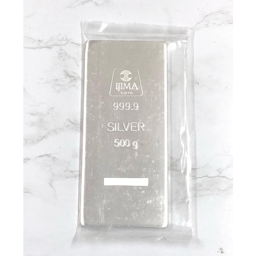 新品 井嶋金銀工業 純銀 インゴット 500g IJIMA 正規品 シルバー