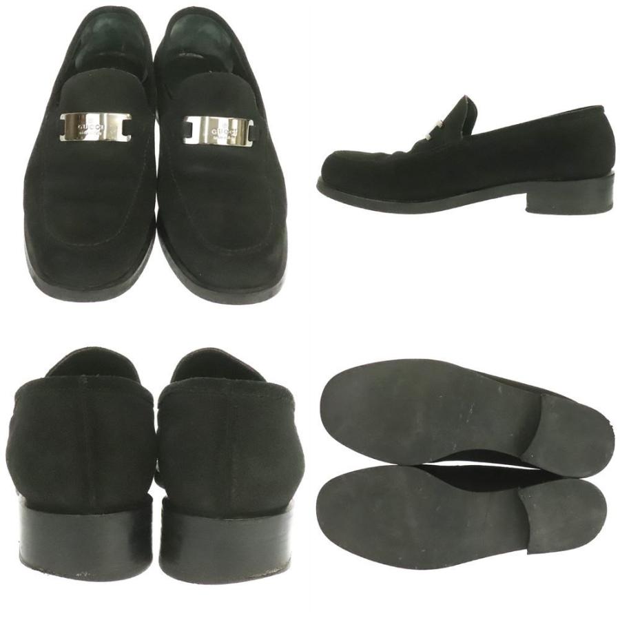 GUCCI（グッチ） ローファー メンズ サイズ41 約28cm ブラック