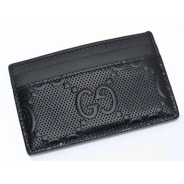 む*け様 Gucci GGロゴ 黒レザー名刺入れ む*け様 Gucci GGロゴ 黒