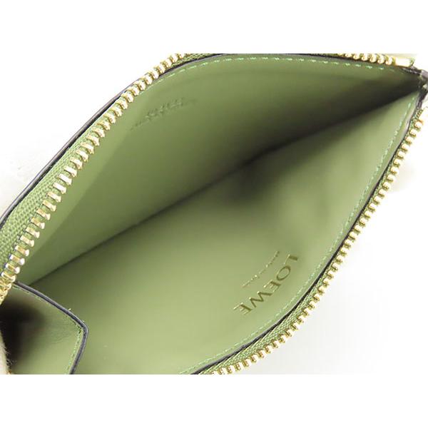 超美品 ロエベ LOEWE リピートアナグラム コイン カードホルダー