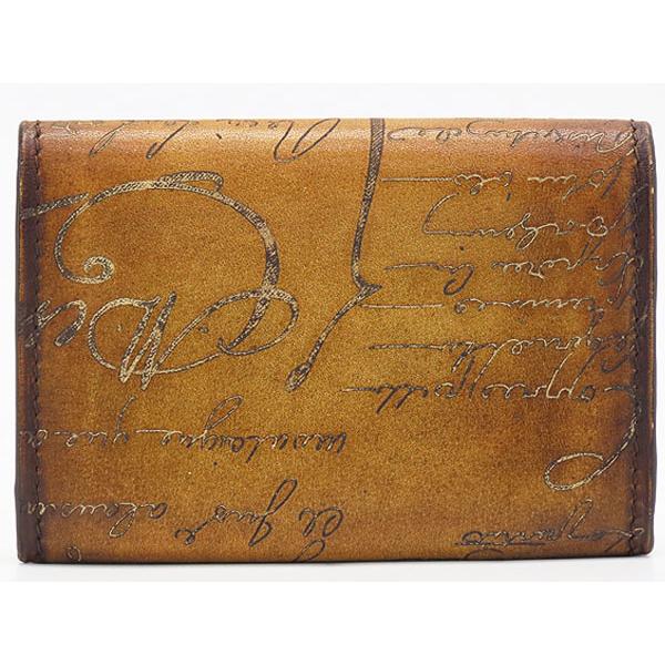 美品 ベルルッティ Berluti カリグラフィ インブイア カードケース