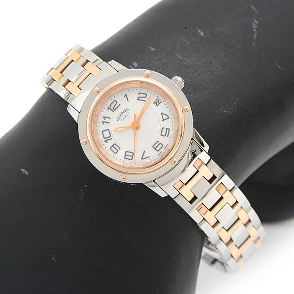 クリッパー（HERMES） エルメス 腕時計 レディース クリッパー ナクレ