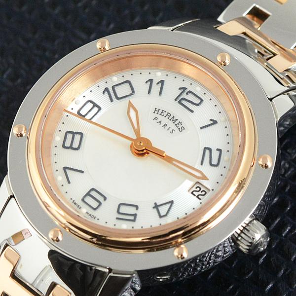 クリッパー（HERMES） エルメス 腕時計 レディース クリッパー ナクレ