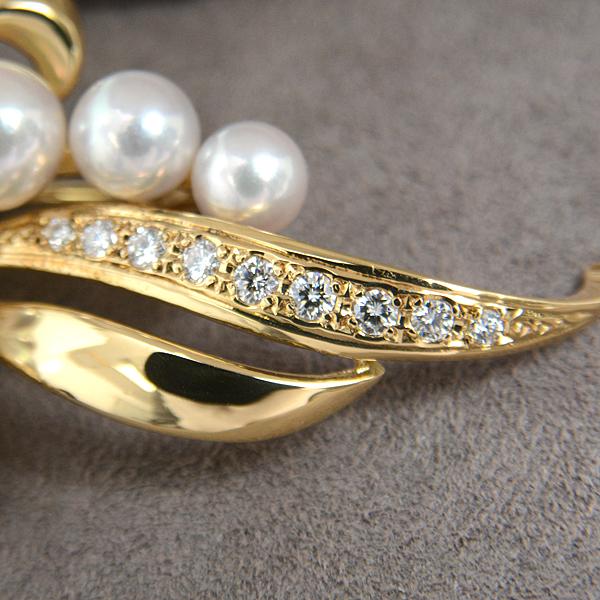 MIKIMOTO（ミキモト） ブローチ レディース パール×ダイヤモンド