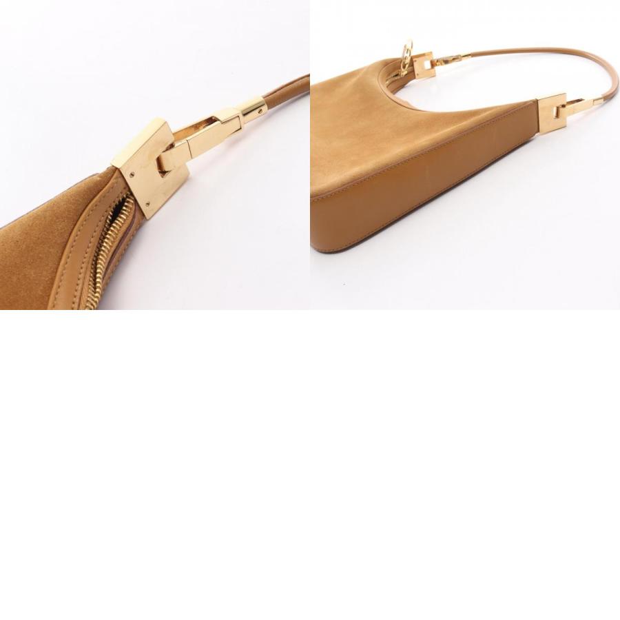 GUCCI（グッチ） ブランドオフ スウェード ショルダーバッグ スエード