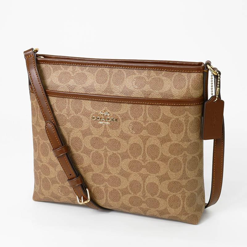 COACH（コーチ） ショルダーバッグ レディース シグネチャー ファイル