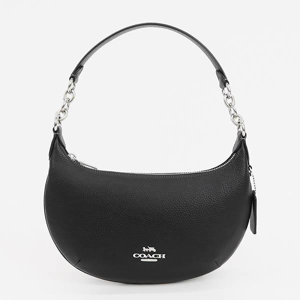 COACH（コーチ） ショルダーバッグ レディース レザー ラウンド ワン