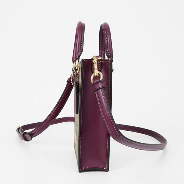 COACH（コーチ） ミニ トートバッグ レディース 縦型 シグネチャー