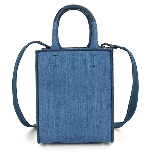FURLA デニム素材ダークブルー2Wayバケツバッグ FURLA（フルラ